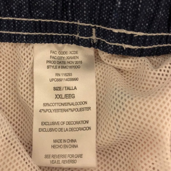 Dockers Mens Swim Trunks Ombré XXL - Picture 7 of 9